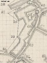 Calle Altozano. Plano topogrfico de 1894