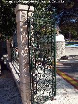 Parque Miguel Prez Luque. Puerta de la Verja de la Antigua Piscina Danubio Rojo