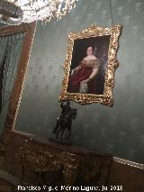 Fernando VII el deseado. Cuadro de Maria Cristina de Vicente Lpez en el Palacio Real de Madrid