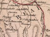 Historia de Albanchez de Mgina. Mapa 1847
