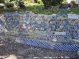 Paseo de los Adoquines. Azulejos del Quijote