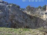 Castillo de El Rosel. Muralla