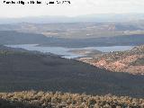 Pantano de Giribaile. Visto desde Santa Eulalia