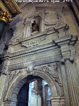 Catedral de Jan. Antesala Capitular. Puerta de acceso a la antesala de la Sala Capitular