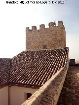 Castillo de Lopera. Alczar. Tejados del alczar