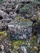 Cantera piedras de molino del Caballo. Piedra de molino