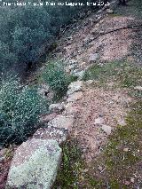 Poblado fortificado del Guadaln. Lnea de muralla