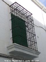 Casa de la Calle Martnez Montas n 17. Reja de rosetas