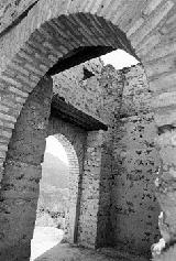 Puerta de Catena. Foto antigua. Reconstruido