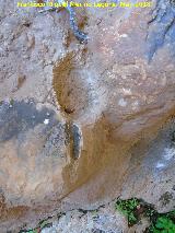 Eremitorio de la Cueva de las Cruces. Cazoleta con canalizacin