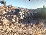 Fortn romano del Este de Cerro Largo. Muralla