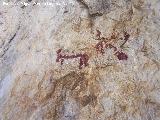 Pinturas rupestres de la Cueva de los Molinos. 