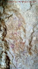 Pinturas rupestres de la Cueva de los Molinos. Algunas pinturas del grupo II