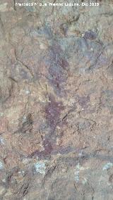 Pinturas rupestres del Abrigo de Mingo. Ramiforme del grupo I