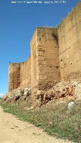 Muralla de Niebla. Muralla sur entre la Puerta del Buey y la Puerta del Agua