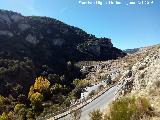 Cuevas de Ro Fro. Vista de donde se encuentra el Abrigo X