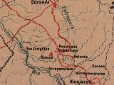 Aldea Arroyo Molinos. Mapa 1885