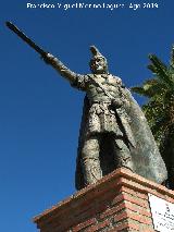 Monumento a la Batalla de Bacula. Estatua