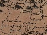 Venta de Vilches. Mapa 1799