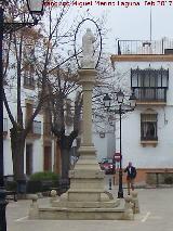 Monumento a la Inmaculada. Parte trasera