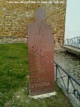 Monumento a Antonio Parra Cabrera. Silueta de hierro