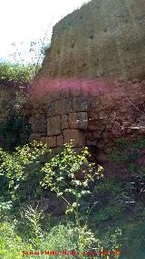 Muralla de Niebla. Puerta del Embarcadero. Restos de sillera