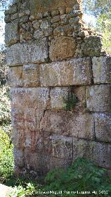 Muralla de Niebla. Puerta del Embarcadero. Sillera de la puerta