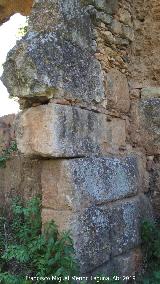 Muralla de Niebla. Puerta del Embarcadero. Detalle