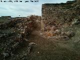 Castillo de Alarcos. Barbacana. Esquina suroeste