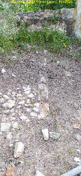 Cortijo de Capellan�as. Empedrado de patio interno