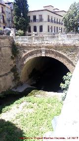 Plaza de Santa Ana. Enbovedado del Ro Darro