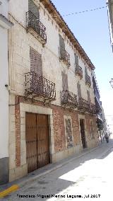 Casa de la Calle Monjas Altas n 20. Fachada