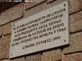 Placa de Pedro Poveda. Placa