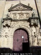 Sacra Capilla de El Salvador del Mundo. Portada de la Caridad