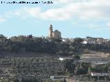 Sacra Capilla de El Salvador del Mundo. Desde la antigua va ferroviaria Baeza - Utiel