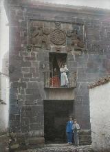 Casa de los Salvajes. Foto coloreada de 1913 de Enrique Romero de Torres