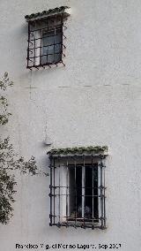 Casera de Torres. Rejas de rosetas