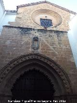 Real Monasterio de Santa Clara. Portada lateral