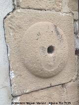 Casa de la Calle Pedraza n 22. Sillar de argolla