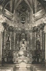 Oratorio de San Juan de la Cruz. Altar. Foto antigua
