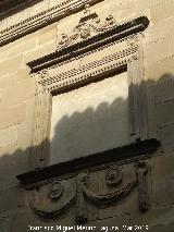 Palacio de Juan Vzquez de Molina. Ventana del lateral izquierdo II