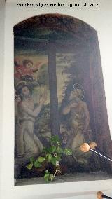 Palacio de Juan Vzquez de Molina. Sala Capitular. Representacin mural de los santos; Santo Domingo Guzmn y San Jernimo