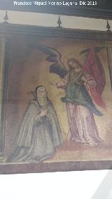 Palacio de Juan Vzquez de Molina. Antigua Sala Capitular. Pintura Mural con la representacin de Santa Teresa y ngel.
