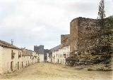 Muralla de beda. Calle Fuente Seca foto antigua de Don Manuel Gmez Moreno