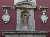 Convento de Ntra Sra del Carmen. Escudos y hornacina