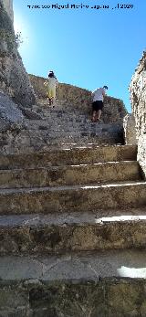 Castillo de Olvera. Escaleras