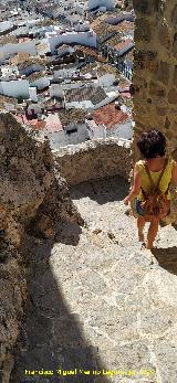 Castillo de Olvera. Escaleras