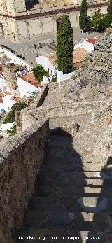 Castillo de Olvera. Escaleras
