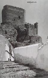 Castillo de Olvera. Foto antigua