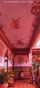 Santuario de los Remedios. Pinturas murales del patio